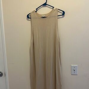 H&M cream sweater knit dress